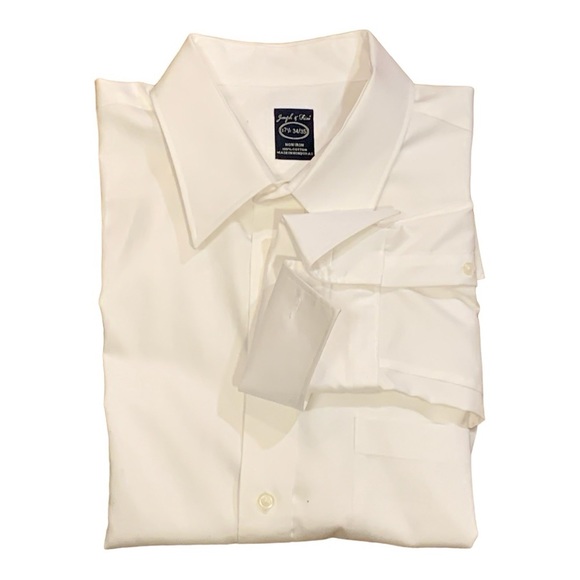 Joseph & Feiss Other - Joseph & Feiss White Button Down Dress Shirt w/ French Cuffs - Size 17 1/2 34/35